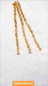 Abee Acc-1440 Aksesoris Gelang Tangan Wanita Titanium Bulat 17cm