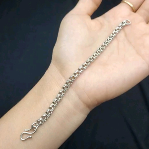 Lắc Tay Lắc Chân Bạc Cho Bé 14Cm Bạc Dày Dặn Cực Kỳ Cầm Chắc Tay Không Lo Bị Đứt - Phong Thủy TUDO