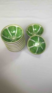 [1 cái] Chén cơm nhựa melamine cao cấp Vinh cơ họa tiết hình trái chanh đường kính 11.5cm