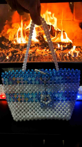 Tas Blue White Wanita