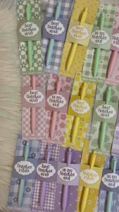 Teachers Day Pen with Sleeves Free Gift tag
