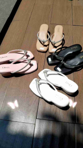 Sandal Anak Hak Tahu 3 cm Jepit Permata - ALMA KIDS