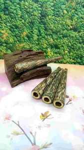 once pipa kayu liwung hitam model kerucut 9 cm B179