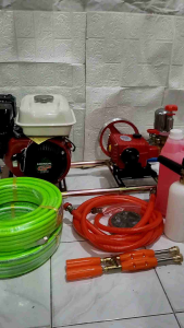 Paket Usaha Steam HONDA GP160 Komplit Selang 20Meter Snow Foam