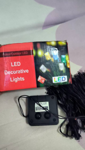 VISALUX SOLAR LED TUMBLER DECORASI 100LED 10 YARD RGB LAMPU HIAS OUTDOOR ANTI AIR TENAGA SURYA / TENAGA MATAHARI BAGUS KUALITAS TERJAMIN