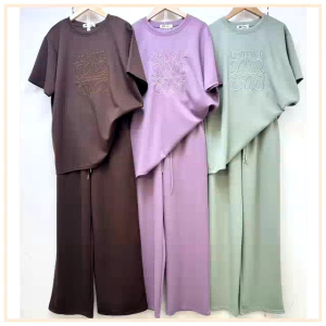 ชุดเซท 2 ชิ้น (มี 8 สี) เสื้อโอเวอร์ไซส์ + กางเกงขายาว ผ้าเนื้อดีงานสวย ชุดใส่เที่ยว ชุดสวยๆ ชุดลำลอง