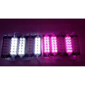 5Pcs Led Modul Kolong Ultrasonic 12 Mata Kedip Otomatis DC 12Volt - 24Volt Variasi Kolong Bak Motor Mobil Bis Truk