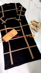 Zilya Knit Midi Dress: Pakaian Wanita Casual dengan Desain Gaya Modern