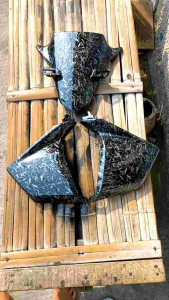 tameng dada depan dan body kecil vario 160 karbon forget