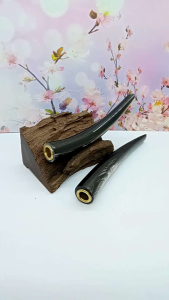 sedotan once pipa tanduk kerbau hitam berkualitas B245