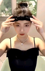 Glitter design hairband Headband Braided Bangs HairClip  fashion hair band hair clip hair accessories