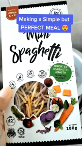 Kids & Baby Mini Spaghetti Mix Vege Pasta 8-12 Months