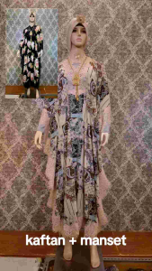Kaftan Anisa Zarra Baby doll + Kaos Manset - Caftan 2025