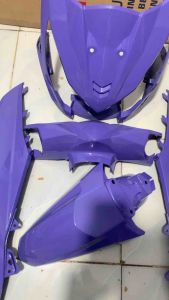 Cover Body Full Halus Honda Beat FI Tahun 2013 2014 2015 Ungu Taro