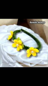 Bando Bunga Kain Rambut/Bando Anak & Dewasa Cantik