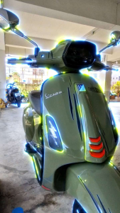 (ส่งฟรี) สินค้าขายดี สติ๊กเกอร์ติดไฟเลี้ยวซิ่ง No.03 sticker New vespa ไฟเลี้ยว 1982 vespa scooter