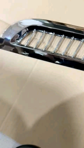 Cover List Grill Bumper Bawah Belakang Xpander 2017 2018 2019 2020 Hitam Chrome