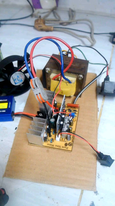 Kit Inverter Pure Sine Wave (PSW) 4 mosfet