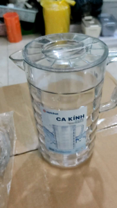 [NGD] Ca đựng nước việt nhật có nắp dung tích 2 lít màu trong suốt