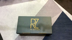 Rionz Misaki Black - Sepatu Formar Pria Pantofel Hitam Kantor Kulit PU