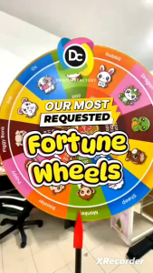 Fortune Wheel Stand | Spin Wheel | Lucky Draw Spin Wheel with Customisable Printing 80cm x 80cm