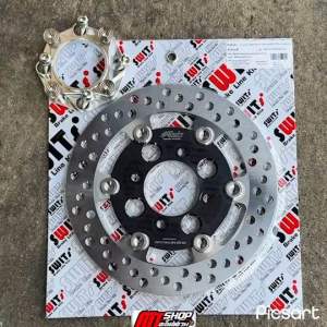 จานเบรคSwitแท้ ขนาด 220 มิล หมุดเลส ไส้ในเลเซอร์ลายคาร์บอน ใส่เวฟ 110i 125i ปลาวาฬ-LED และ PCX 2014-2017