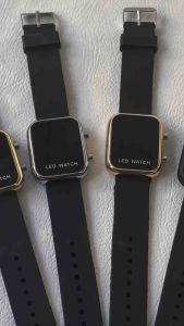 Jam Tangan Led Watch Digital Segi (free gift)