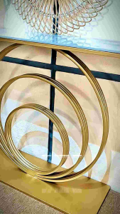 Meja Konsol Minimalis ORBITAL / Meja Foyer / Meja Console Modern / Meja Ruang Tamu / Meja Sofa / Furniture / Dekorasi Rumah