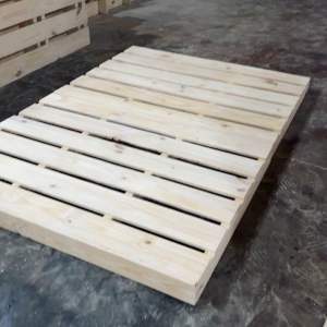 Giường palet gấp gọn cao 10cm kín chân