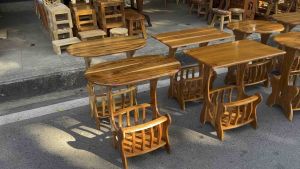 ชุดว่างโต๊ะหัวเตียง/ชุดว่างโต๊ะไม้สัก/ชุดว่างโต๊ะข้างเตียง