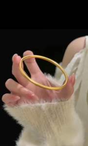 (Bebas beli 2 dapat bonus) T59 COD Gelang bracelet Xuping polos nikah emas mewat anti karat anti luntur