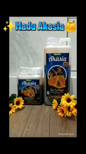Madu Akasia Asli Murni 100% tanpa campuran 1 kg & ½kg