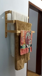 NJ Creative Ladder Hanger Gantungan Jilbab Mukena Sajadah Handuk Kayu