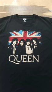 Kaos Queen England Flag Legendary: Bahan & Sablon Berkualitas
