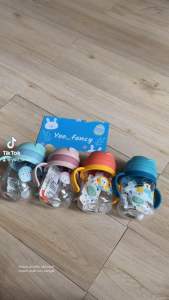 BOTOL MINUM BAYI LUCU BOTOL SUSU KARAKTER HEWAN KODE 2121 UKURAN 250 ML