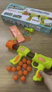 Soft Ball Air Gun Kids Shooting Toys Foam Ball Gun Popper Mainan Kanak-Kanak Weapons Toys Sports Toys Basketball Softball Sunglasses - Lazada