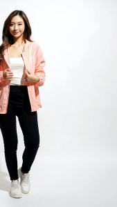 Jaket wanita nasa parasut olahraga sauna jaket jogging wanita Korea Jaket nasa