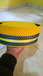 peci songkok bludru pita kuning kenari peci hitam peci malaysia