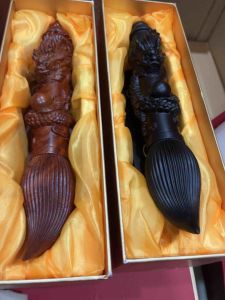 Dragon Carving Pen 龍筆雕刻筆架 ( 大筆進財)