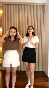 006P-1 กระโปรงกางเกง ทำงาน ใส่เที่ยว