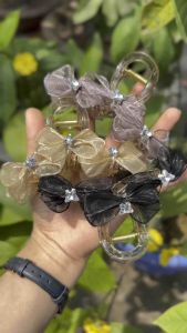 Kẹp tóc 3 nơ 11cm