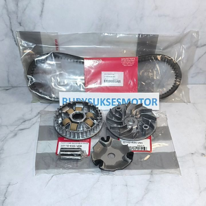 Paket K44 Vanbelt Plus Rumah Roller dan Kipas Roller Motor Beat ESP Beat Pop Beat Street Scoopy FI