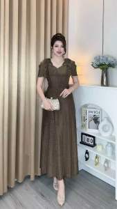 M405 Đầm Trung Niên Đi Tiệc Cao Cấp