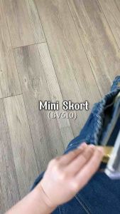 Beevalue - Rok Celana Jeans Wanita Skort Highwaist Pinggang Karet Bahan Denim Premium Korean Look Mini Skort (BV610)