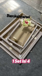 Kotak Seserahan Pernikahan & Hantaran Weding Set 4 Parsel