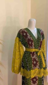 FARAYA SETELAN ROK TENUN BLANKET PREMIUM