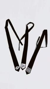 LXNTX Dasi hitam pria Black Free sticker