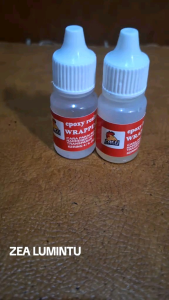 LEM JORAN JAGO EPOXY HARDENER RESIN BENING HASIL TRANSPARAN 10ML
