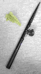 Joran Tegek Custom Mini keiryu Super Black 360 + Reel tokos