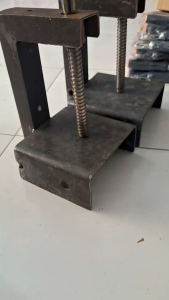 Alat pres tambal ban sistem panas